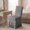 Gray, variant on mtpzqdy 3-Tier Ruffle Bubble Chair Cover, Stretch Dining Chair Cover for Office and Home, Decorative Seat Protector