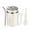 Grey, variant on Pebbuoy Stainless Steel Mug Tumbler with Handle Vacuum 500ML Insulated Large Iced Coffee Cup with Lids Straws Reusable Water Bottle for Home Outdoor Office