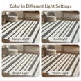 thumbnail image 7 of ODIKA Striped Modern Farmhouse With Reversible Boho Banded Accents Stain Resistant Low Profile for Dorm Room, Small Living Apartment, 7 of 7