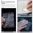 thumbnail image 5 of OFFIGAM snare dampener 4 Sheets Adhesive Drum Silencers Transparent Friends Learning to Play Drums, 5 of 8