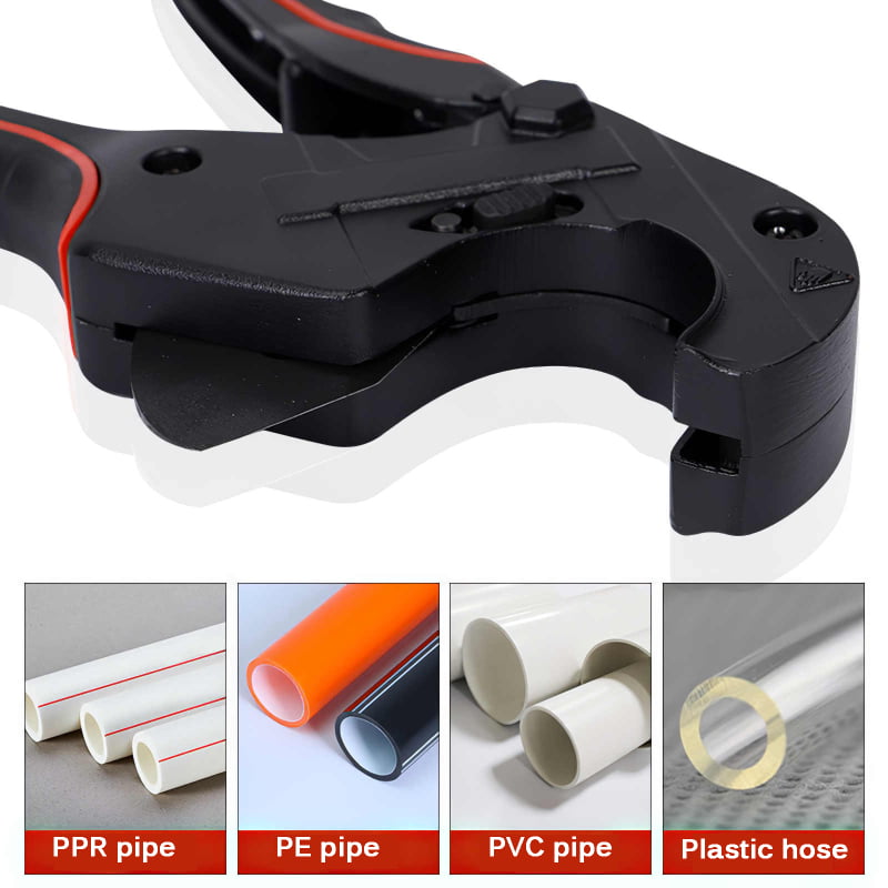 1-2/3” Heavy Duty PVC PPR PE Pipe Cutter Tool Cutting Up to 42mm Ratchet 2.55mm 