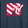 thumbnail image 3 of MTV - Candy Cane - Women's Lightweight French Terry Long Sleeve Shirt, 3 of 5