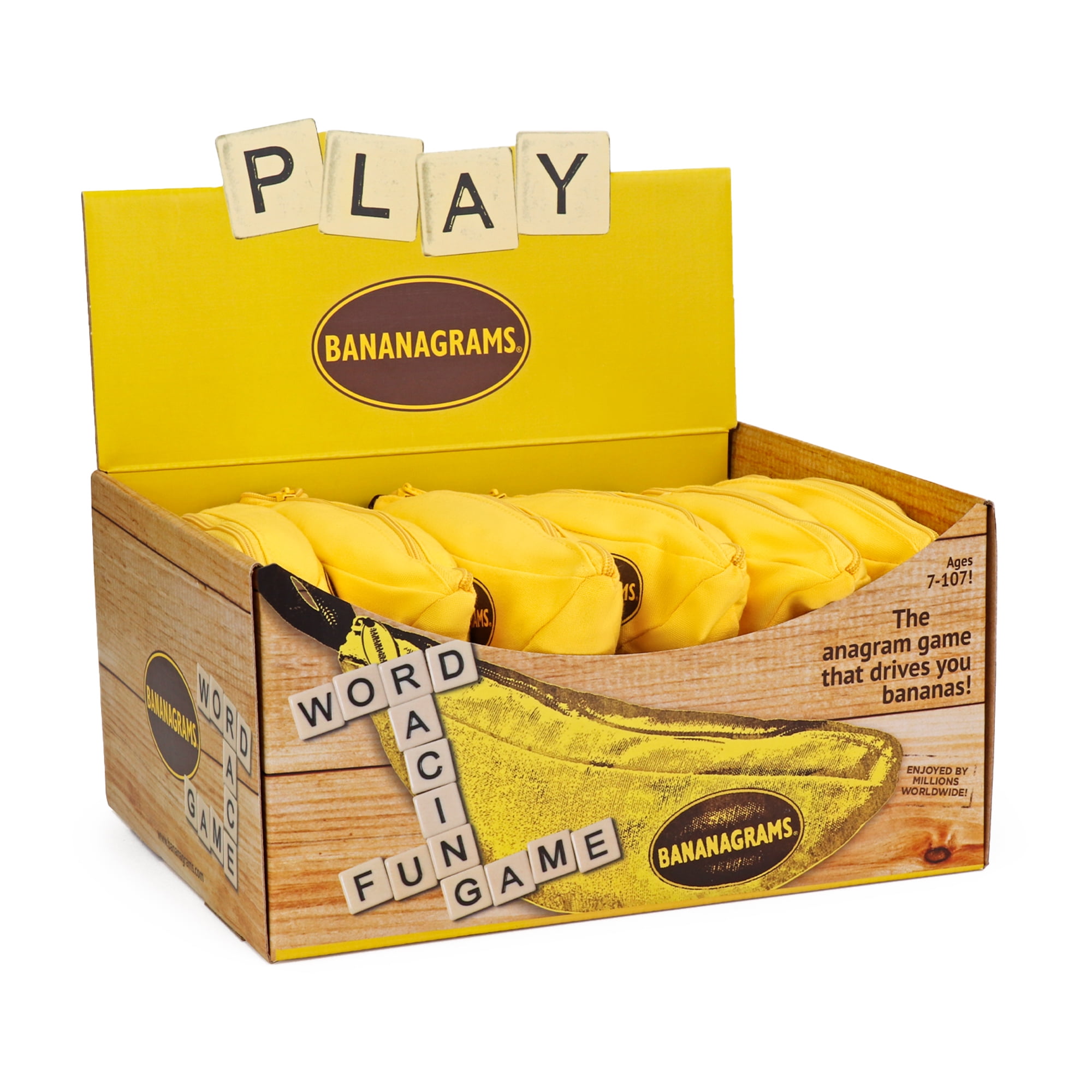 Bananagrams Classic Family Tile Game for Ages 7+, from Asmodee