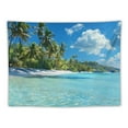 thumbnail image 5 of Shiartex  Ocean Beach Tapestry Wall Hanging Tropic Paradise Beach Wall Decor Hawaii Tapestries Coconut Tree Tapestry Hippie Bohemian Tapestry Palm Tree Tapestry for Bedroom 60x50inch, 5 of 6