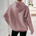 thumbnail image 4 of Vedolay Light Jackets for Women Fashion 2023 Oversized Sweatshirt Sweater Pullover Tops for Women Zip up Hoodie Y2k Pink,S, 4 of 5