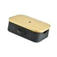 thumbnail image 4 of Cesto de ropa sucia, cesto de lavado plegable con tapa, cesto de ropa portátil decorativo grande, cesto de almacenamiento para baño, armario de hotel Negro, 4 of 9