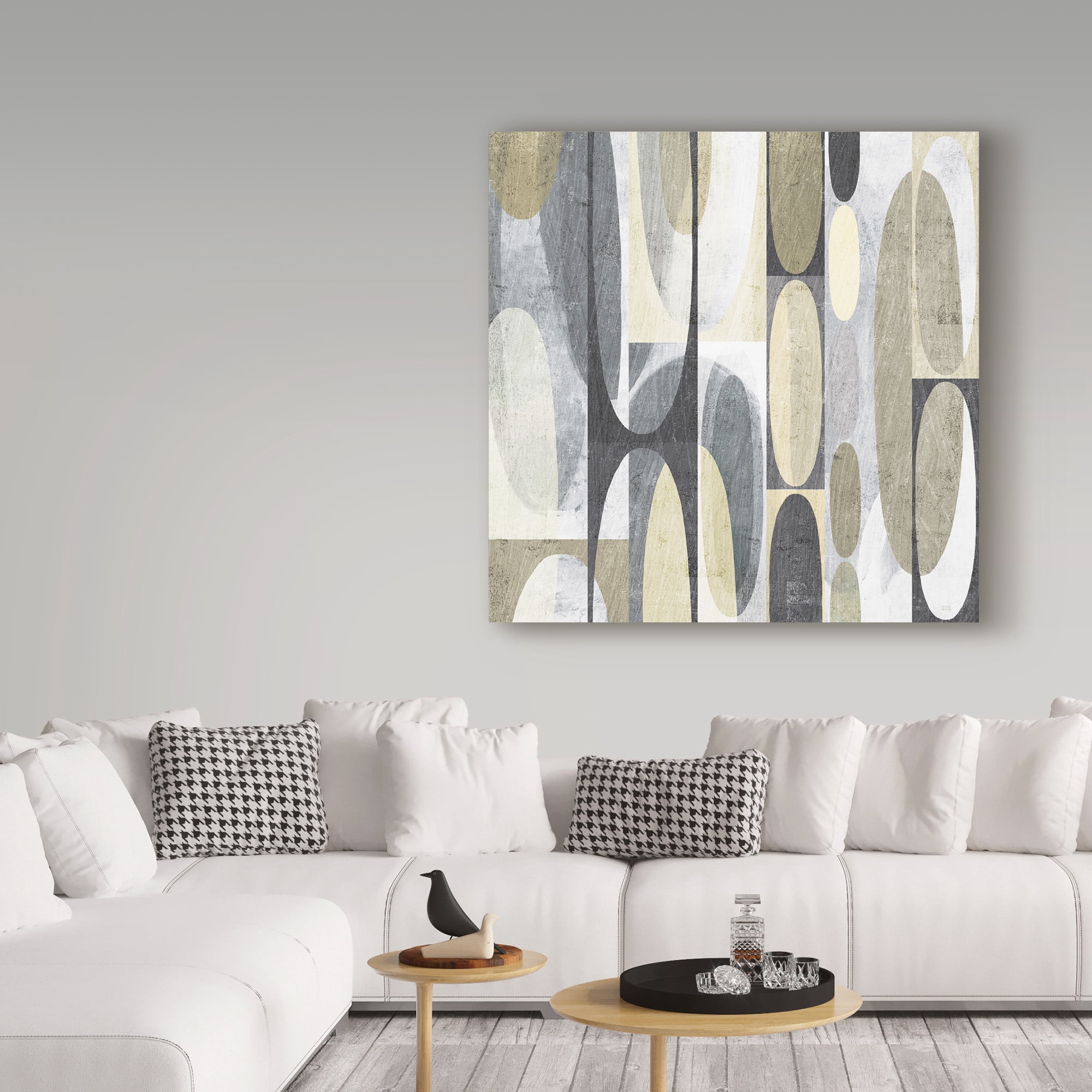 Trademark Fine Art 'Mod Pods Achroma' Canvas Art by Michael Mullan