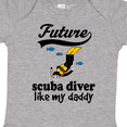 thumbnail image 4 of Inktastic Diving Future Scuba Diver Like Daddy Boys Baby Bodysuit, 4 of 5