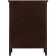 thumbnail image 6 of eHemco 3 Tier Storage Shelf Bookcase with 2 Arched Supports, 40 Inches Height, Cherry, 6 of 8