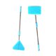 thumbnail image 2 of 2 cepillos de limpieza telescópicos con esponja para acuario, pecera, suministros para el hogar y la tienda (rectangular, triangular, azul cielo)., 2 of 7