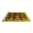 thumbnail image 2 of Ahgly Company Machine Washable Indoor Rectangle Abstract Yellow Modern Area Rugs, 6' x 9', 2 of 4