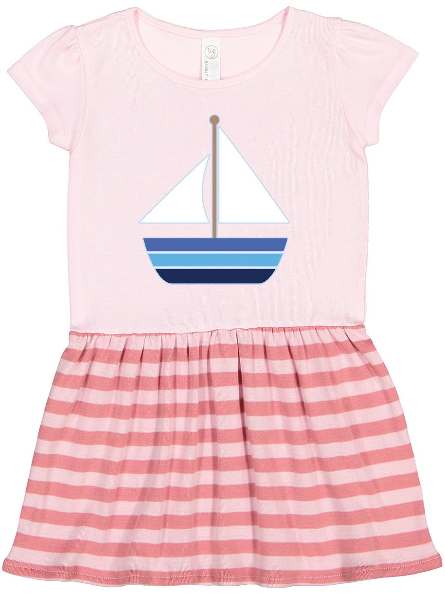 Inktastic Sailboat Nautical Sailing Gift Toddler Girl Dress, Toddler Girl's, Size: 4T, Pink