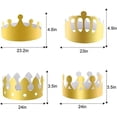 thumbnail image 6 of King Crown Party Hats 4Styles For Coronation Celebration Gold Paper Crowns King Crown Party Hats Brand-New Easy To Install, 6 of 8