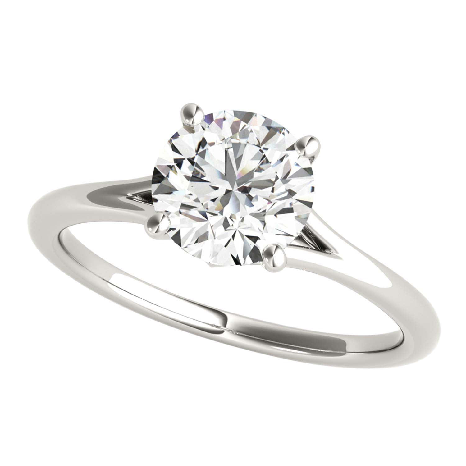 Aone 0.9 Carat Lab Grown Diamond Wedding & Engagement White Gold Ring for  Women