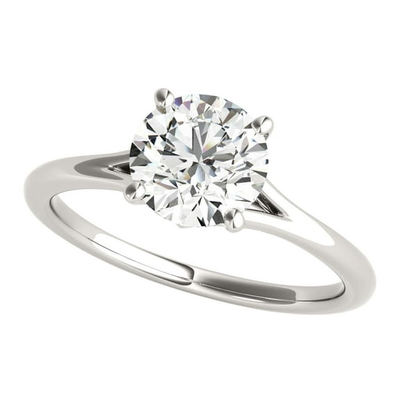 Aone 0.4 Carat Lab Grown Diamond Wedding & Engagement White Gold Ring for Women