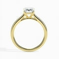 thumbnail image 4 of Diamond-Capitals 2.00 Ct Stunning Radiant Cut Moissanite Diamond (D/VVS1) Solitaire Anniversary Ring for Ladies Solid 14K Yellow Gold Size 9, 4 of 7