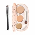 thumbnail image 1 of Tri Color Concealer To Cover Black Eye Circles Freckles Facial Brighten Skin Color And Multi Color Concealer Plate, 1 of 6