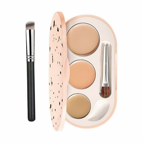 LILELIS Tri Color Concealer To Cover Black Eye Facial Brighten Skin Color And Color Concealer Plate 2022 Glow Sticks Contouring Sticks