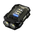 thumbnail image 2 of Keychain Flashlight Portable Handheld Torch LED Flashlight Pocket Lights 8 Light Black, 2 of 9