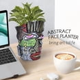 thumbnail image 4 of Abstract Face Planters Pots Head,Unique Head Planter for Indoor Plants,Funny Face Flower Pot,Colorful Plant Pots for Outdoor Garden Decor and Home Art Decoration(Retro), 4 of 8