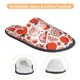 thumbnail image 3 of Balery Hand Drawn Tomatoes Pantuflas de Casa de Felpa Silenciosas con Diseño Estampado, Zapatillas Cómodas Antideslizantes de Algodón para Interior-Large, 3 of 8