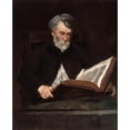 thumbnail image 3 of Édouard Manet 20x24 Black Modern Framed Museum Art Print Titled - The Reader (1861), 3 of 5