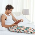thumbnail image 5 of Bingfone Barbecue Mens All Over Print Sleep Pajama Pants-Large, 5 of 5