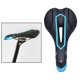 thumbnail image 4 of Sillín de bicicleta, asiento de bicicleta de Gel de montaña de carretera, cojín de sillín de bicicleta, diseño transpirable de recorte, impermeable, - Azul Sunnimix Reemplazo del sillín de bicicleta, 4 of 8