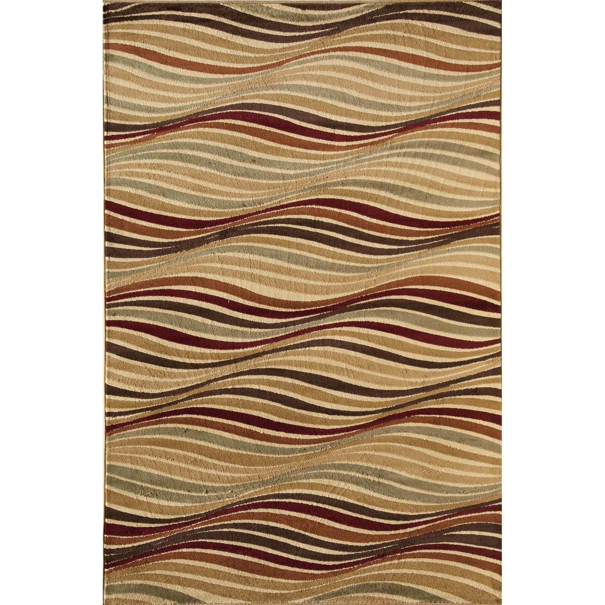 Rugs America Capri Collection Blake 6678A Contemporary Geometric Area Rug 7'10" x 10'10"