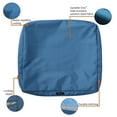 thumbnail image 5 of Classic Accessories Ravenna Patio Back Cushion Slip Cover - Durable Outdoor Cushion, Empire Blue, 25"W x 20"H x 4"Thick, 5 of 14