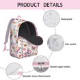 thumbnail image 4 of Colorful Artistic Butterfly Print Travel Backpack – Lightweight Oxford Backpack with Comfortable Carrying and Anti-theft Multifunctional Features for Daily Use, School, and Short Trips, 4 of 5