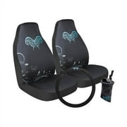 Who-Rae 4pc Car Kit, Butterfly Garden