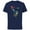 Navy, variant on Star Wars “Y is for Yoda” Ralph McQuarrie Dagobah Painting - Short Sleeve Cotton T-Shirt for Adults - Customized-Black