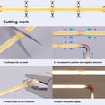 thumbnail image 3 of Tira LED BENLUN Blanco Frio Adhesiva 24V Impermeable 20 Metros 6000K para Habitacion y Cocina, 3 of 8