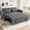 Dark Gray, variant on ShiKeyi 54" Corduroy Convertible Sofa Bed, 3 in 1 Pull Out Sleeper Sofa, Loveseat Couch with Storage Pocket, Dark Gray