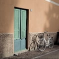 thumbnail image 2 of Blaustein, Alan 15x15 Gold Ornate Wood Framed with Double Matting Museum Art Print Titled - Liguria Bicycle - 1, 2 of 4
