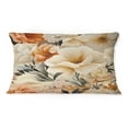 thumbnail image 2 of Designart "Desert Peony Illusion" Floral Printed Throw Pillow, 2 of 5