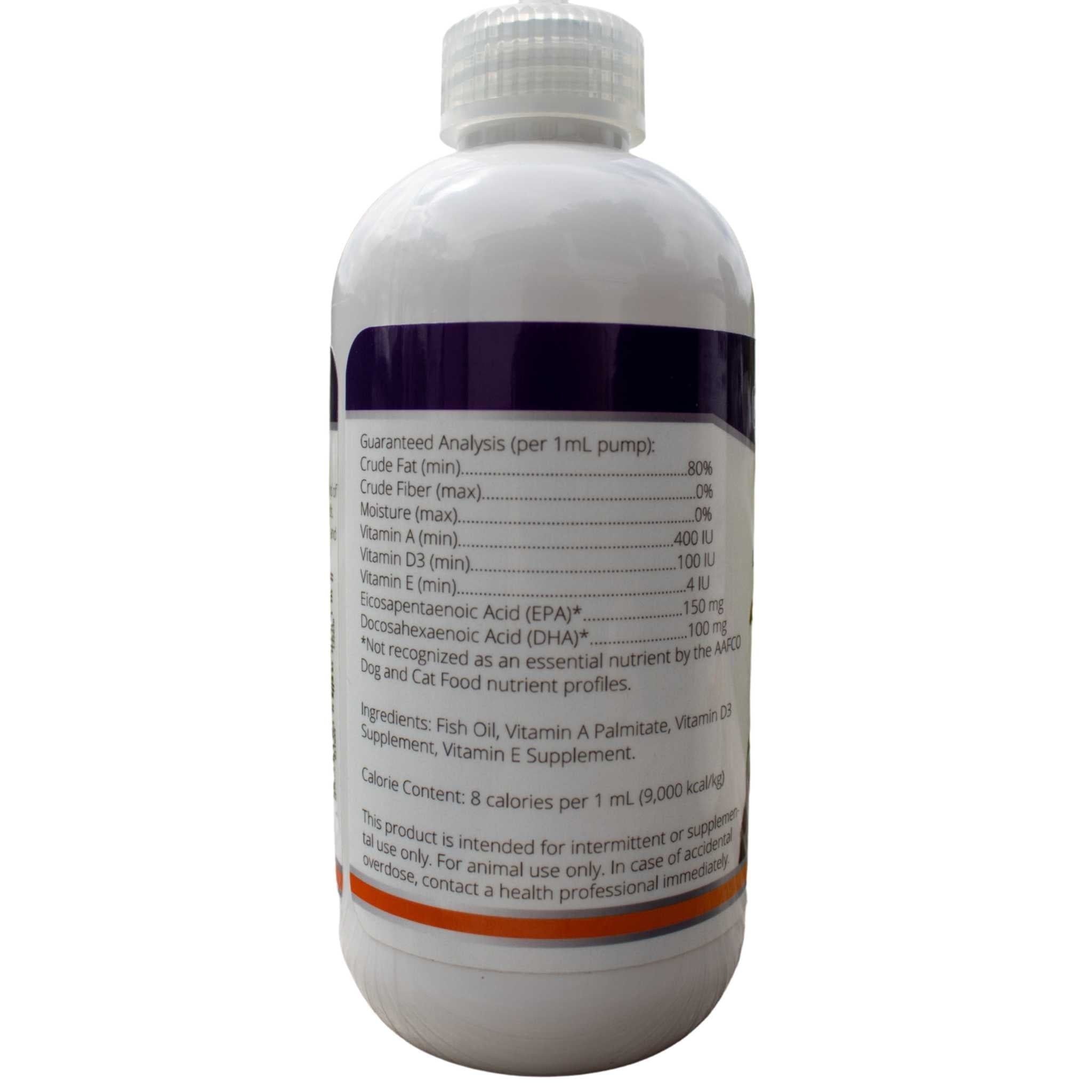 Piccardmeds4pets Derma-3 Liquid Omega-3 Fatty Acids w/Pump 8 oz.