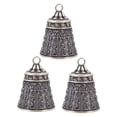 thumbnail image 1 of 3pcs Exquisite Copper Craft DIY Pendants Brass Lection Bell Decors Keychain Decors, 1 of 7