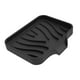thumbnail image 5 of Jabonera, jabonera, caja de almacenamiento de jabón con drenaje, jabonera de silicona para mostrador Negro, 5 of 9