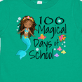thumbnail image 4 of Inktastic 100 Magical Days of School with Blue Mermaid and Fish Boys or Girls Toddler T-Shirt, 4 of 5