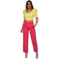 thumbnail image 5 of Crop top escote cuadrado, modelo 0680 (Amarillo) amarillo CH Roman Fashion Crop top 0680, 5 of 5