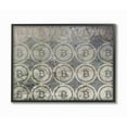 thumbnail image 2 of Stupell Industries Bitcoin Pattern on Surface Typography Painting Black Framed Art Print Wall Art, 11 x 14, 2 of 4