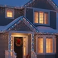 thumbnail image 3 of Hofert Mini LED Icicle Christmas Lights - Multicolor - 18' White Wire - 300ct, 3 of 3