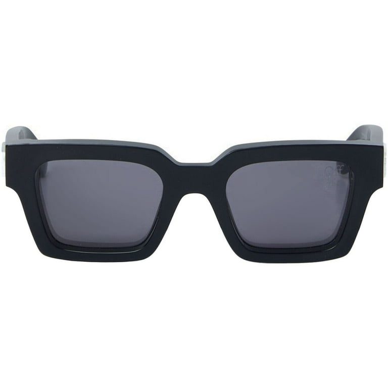 【関税込み】Off-White ブラック Virgil サングラス Off White Virgil Sunglasses OERI008 1007 Black Frame with