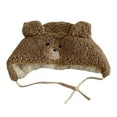 thumbnail image 2 of Gorro de invierno, Gorro de invierno Lindo oso Gorro de oso Gorro a prueba de viento Elaborado por expertos, 2 of 9