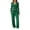 149#Blue, variant on 2 Piece Sets for Women V Neck Long Sleeve Crop Top Pocket Wide Leg Pants Matching Sets Women Clothing for Daily Going‑Out Outfit Black S