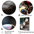 thumbnail image 5 of Designart "Bronze Ant, The Metallic Worker" Animals Ant Picture Framed Wall Art Living Room, 5 of 5