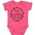 thumbnail image 3 of Inktastic Big Sister Leaves, Circle, Heart Girls Baby Bodysuit, 3 of 5