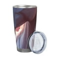 thumbnail image 2 of Salouo Flower White Horse Print 20oz Tumbler with Lid,Stainless Steel Vacuum Insulated Tumbler Durable Insulated Coffee Mug Thermal Cup with Splash Proof Sliding Lid-Straw Three-piece Set, 2 of 8